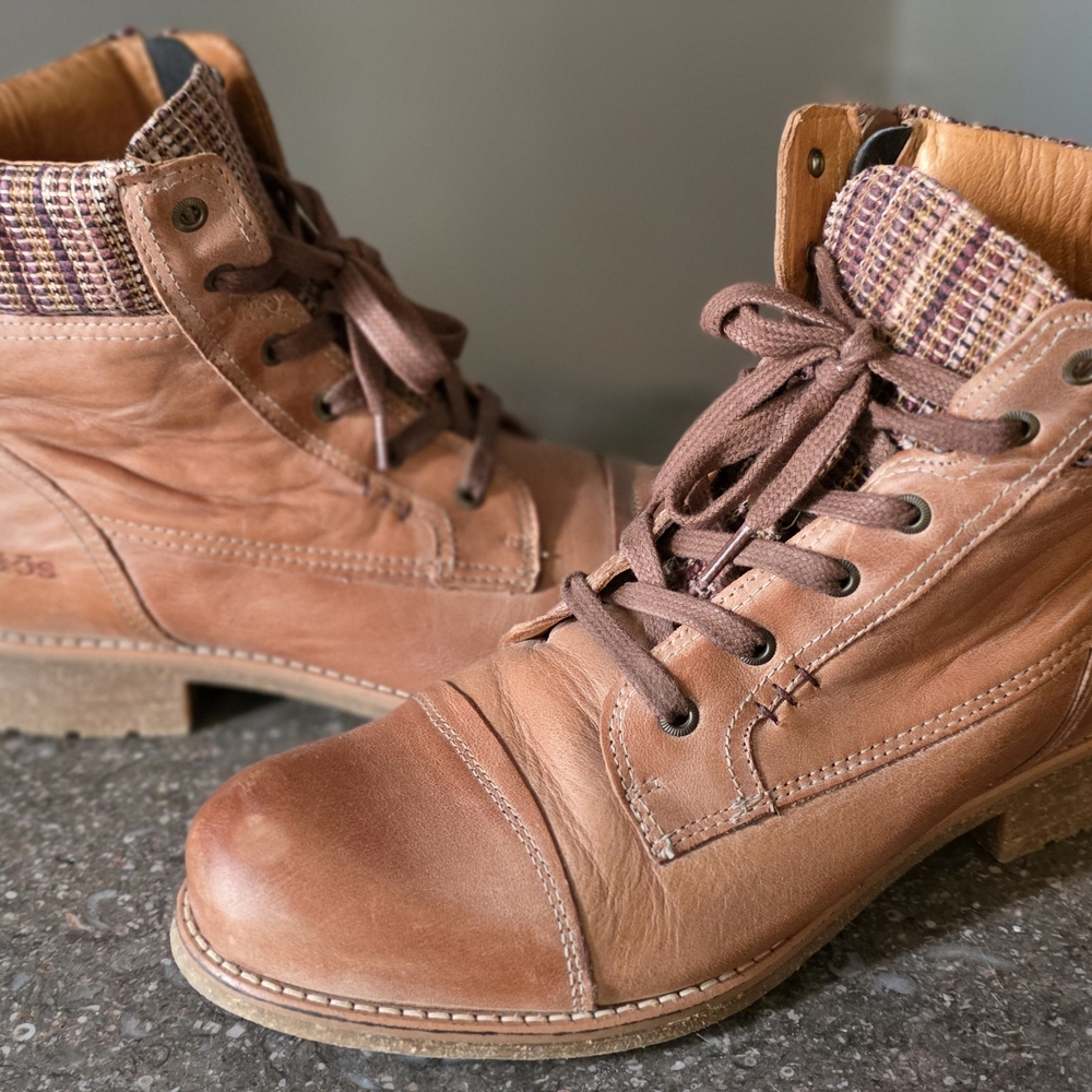 Stylish Tan Leather Boots for Women